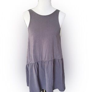 ASOS Design Women’s Charcoal Gray Tank Babydoll Dress. Size 4